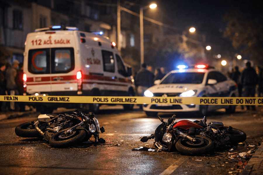 Sülüntepe’de Motor Kazası!